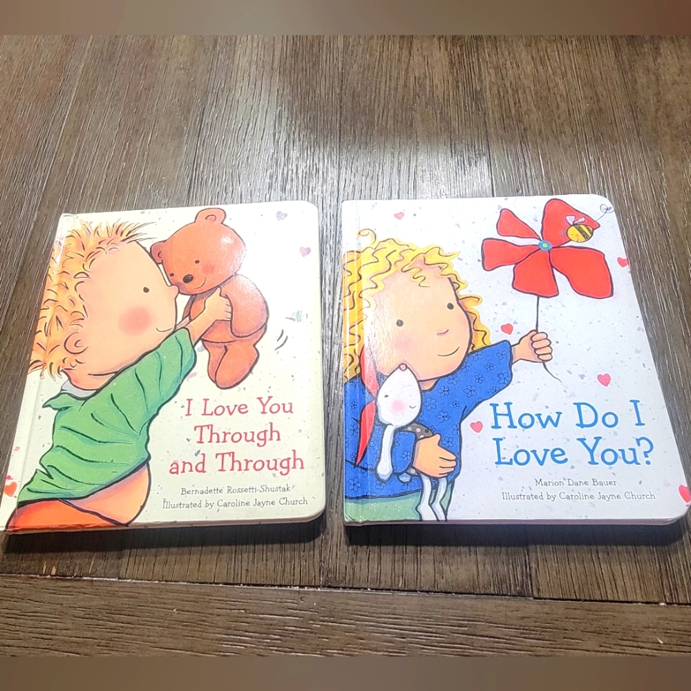 3/$10 love you through and through and How Do I Love You. Book set